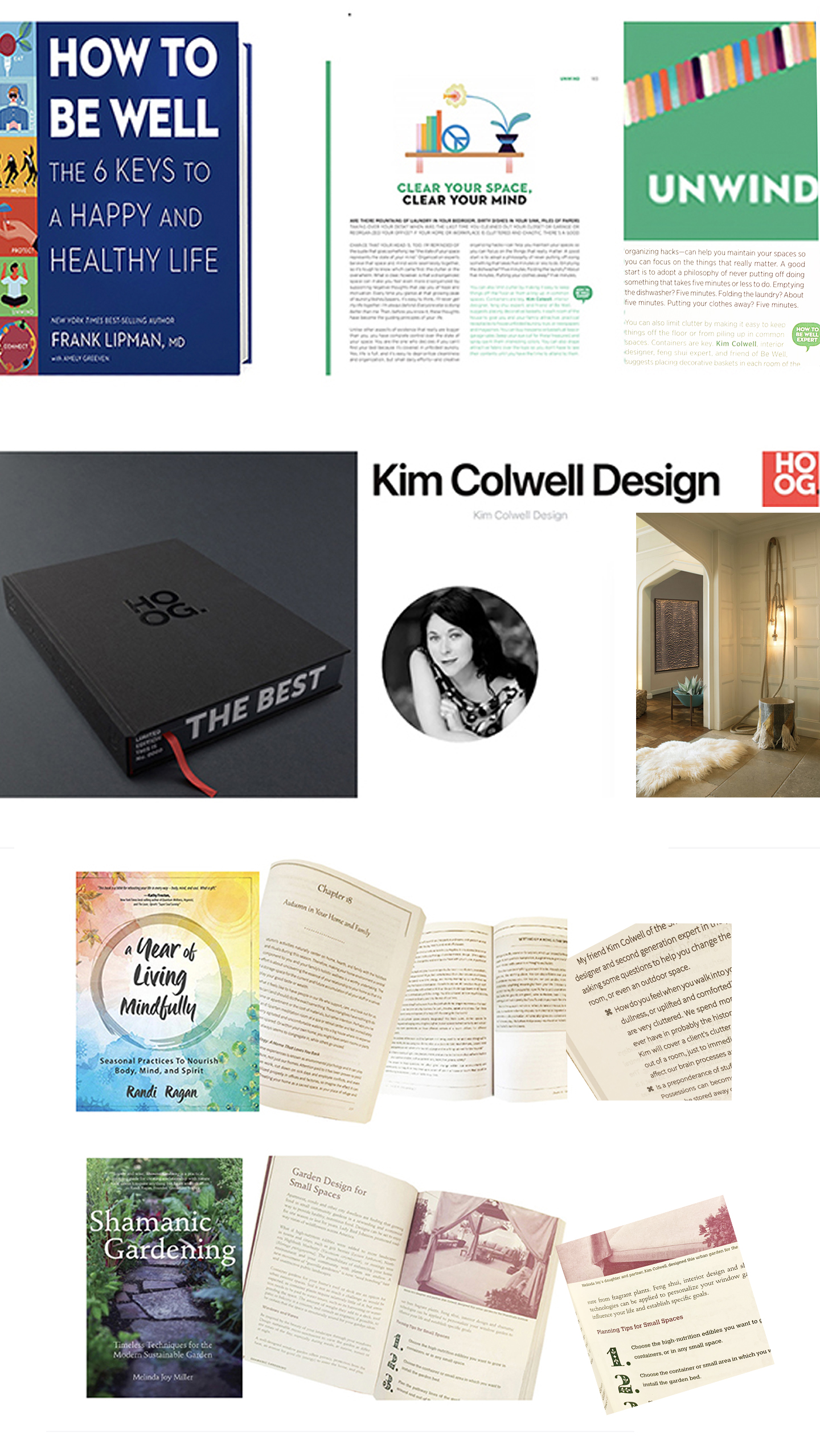 Kim Colwell interior design press. 