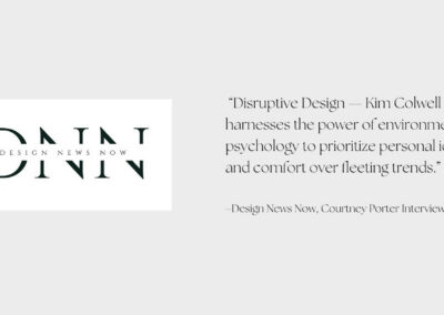 Design News Now interviews Kim Colwell on disruptive design and environmental psychology