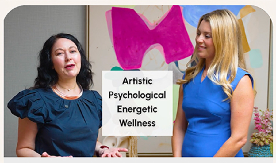 Kim Colwell on DailyOM discussing spiritual design, artistic, psychological, and energetic wellness in interior design.