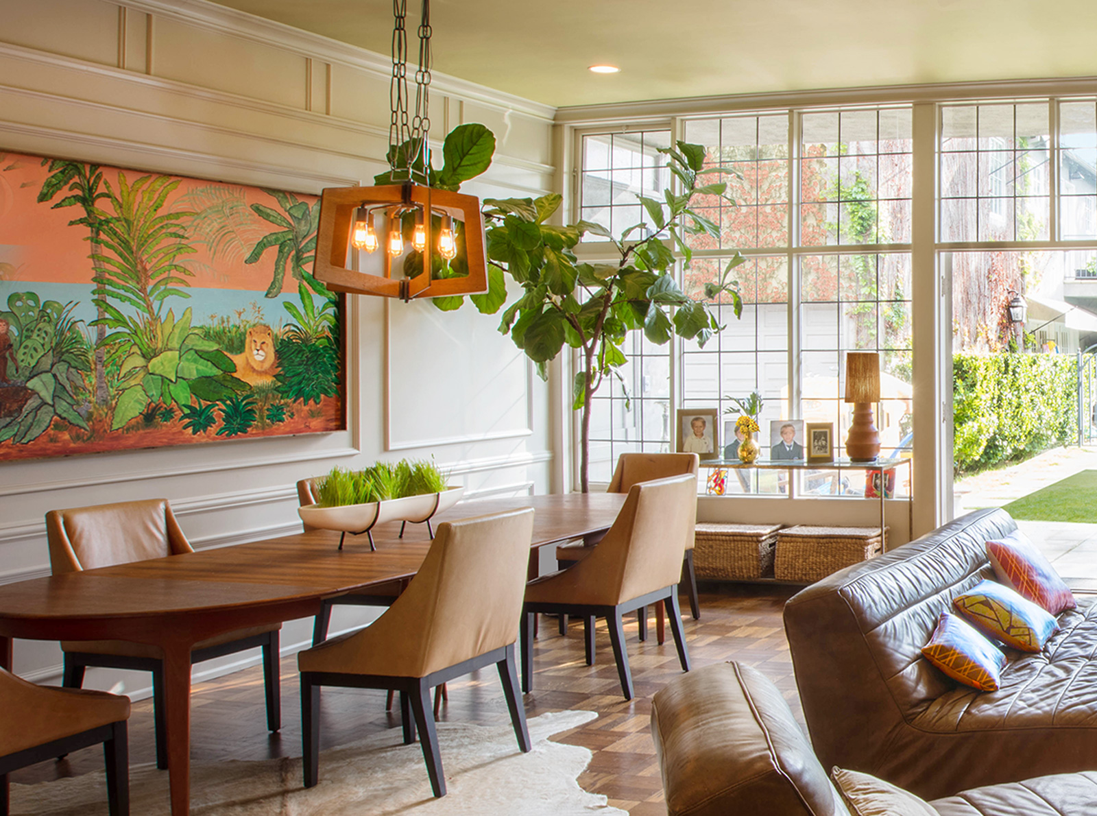 Kim Colwell used Biophilic design on her interior project, Hancock Park, CA. 